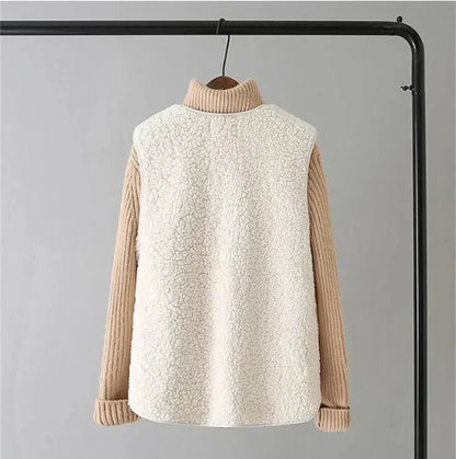 Anaëlle – Gilet Douillet en Laine Moutonnée