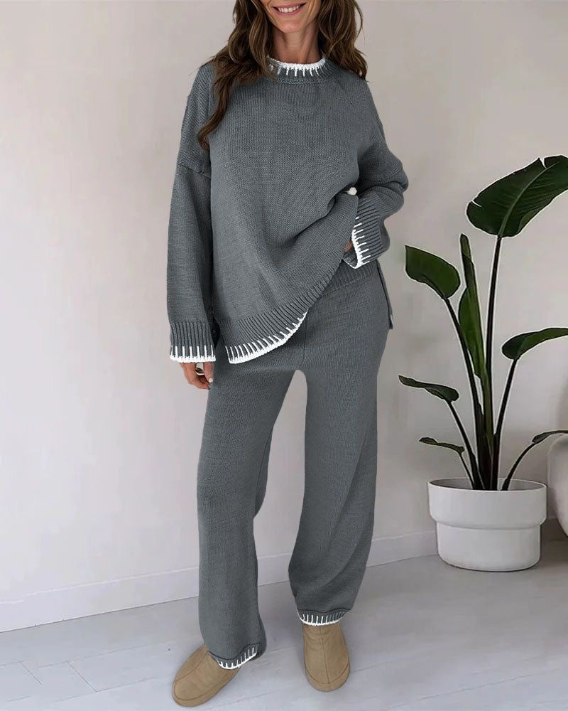 Amara – Ensemble Pull & Pantalon Décontracté