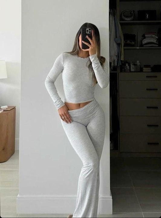 Élia – Ensemble Décontracté en Coton Stretch