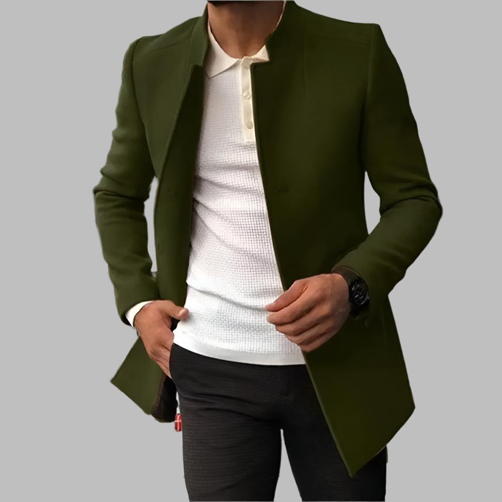 CAVALLO-Eleganter Herren Wollmantel