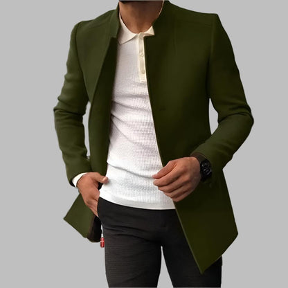 CAVALLO-Eleganter Herren Wollmantel