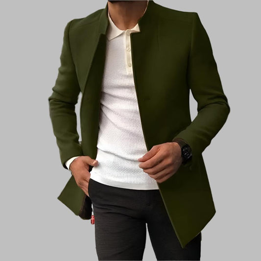 CAVALLO-Eleganter Herren Wollmantel