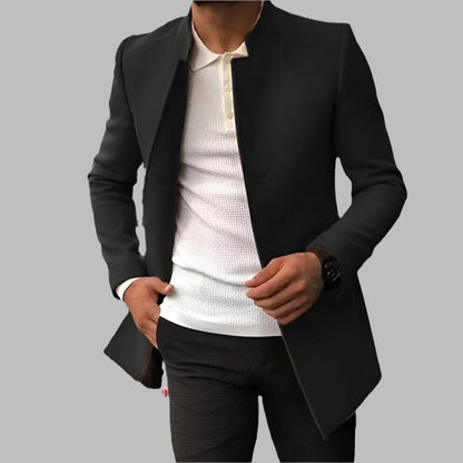 CAVALLO-Eleganter Herren Wollmantel