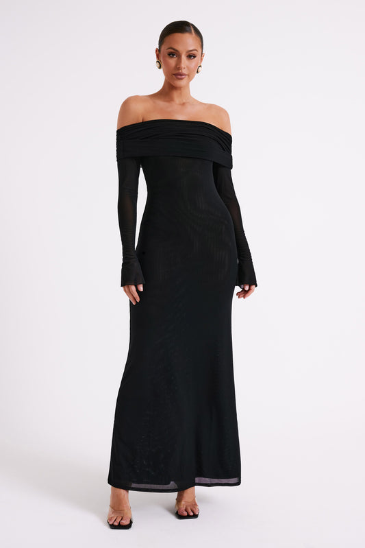 Sofia – Robe Longue Épaules Dénudées