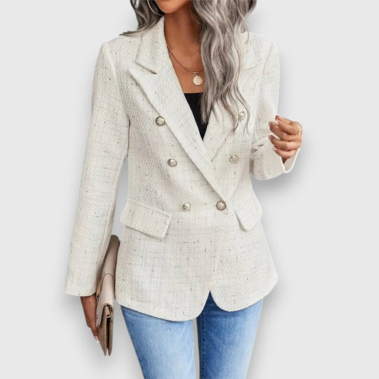 Claire – Blazer texturé chic