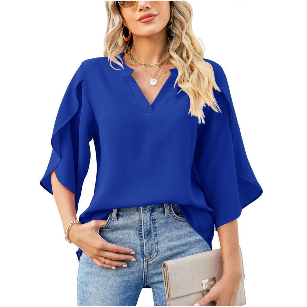 Celina – Elegante Bluse mit Schmetterlingsärmeln