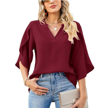 Celina – Elegante Bluse mit Schmetterlingsärmeln