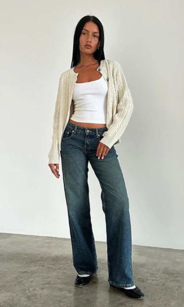 Mila – Jean Taille Basse Oversize