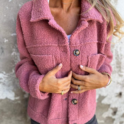 Amandine – Veste en Mouton Douillet