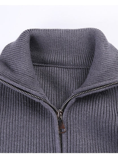 CAVALLO -Hochwertiger Rollkragen-Cardigan mit Reißverschluss
