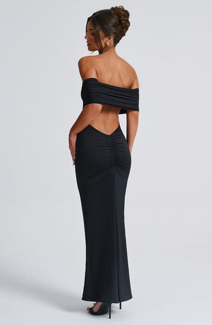 Noémie – Robe Longue Épaules Dénudées