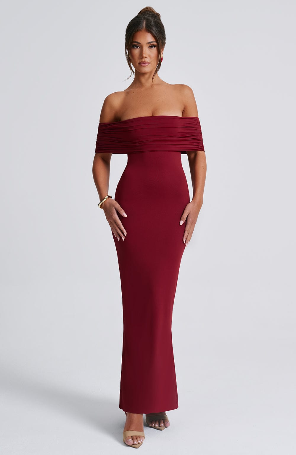 Noémie – Robe Longue Épaules Dénudées