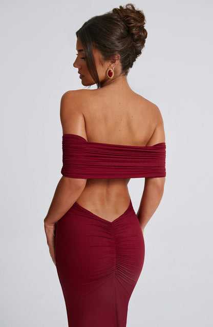 Noémie – Robe Longue Épaules Dénudées