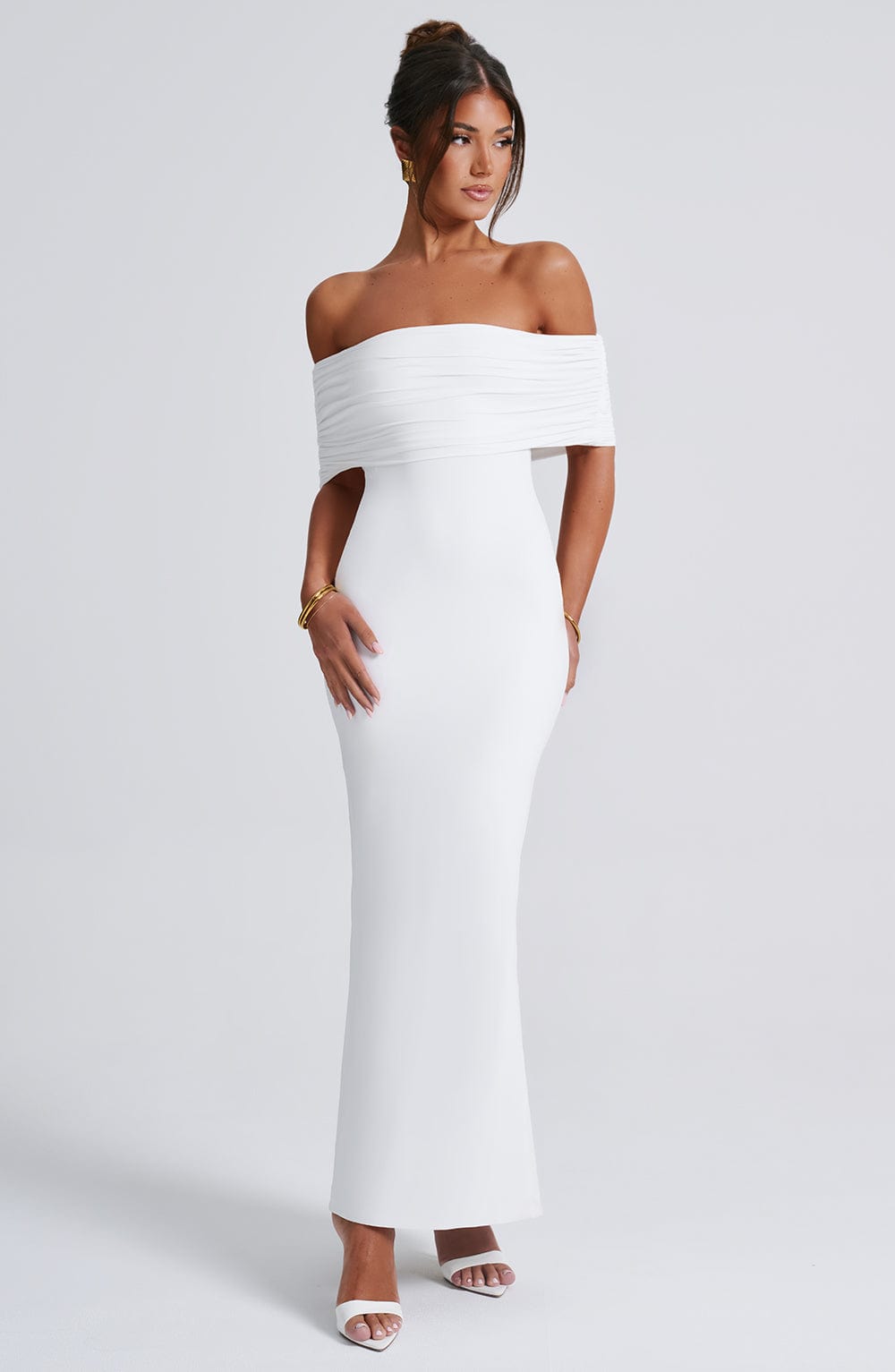 Noémie – Robe Longue Épaules Dénudées