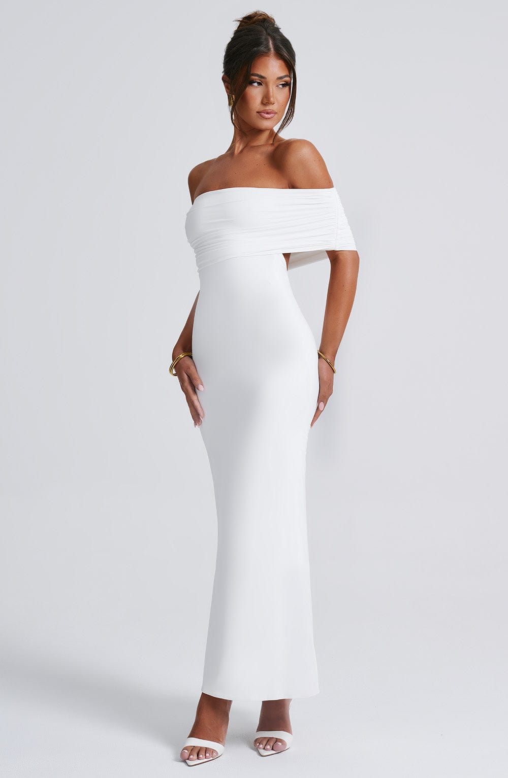 Noémie – Robe Longue Épaules Dénudées