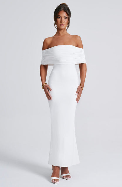 Noémie – Robe Longue Épaules Dénudées