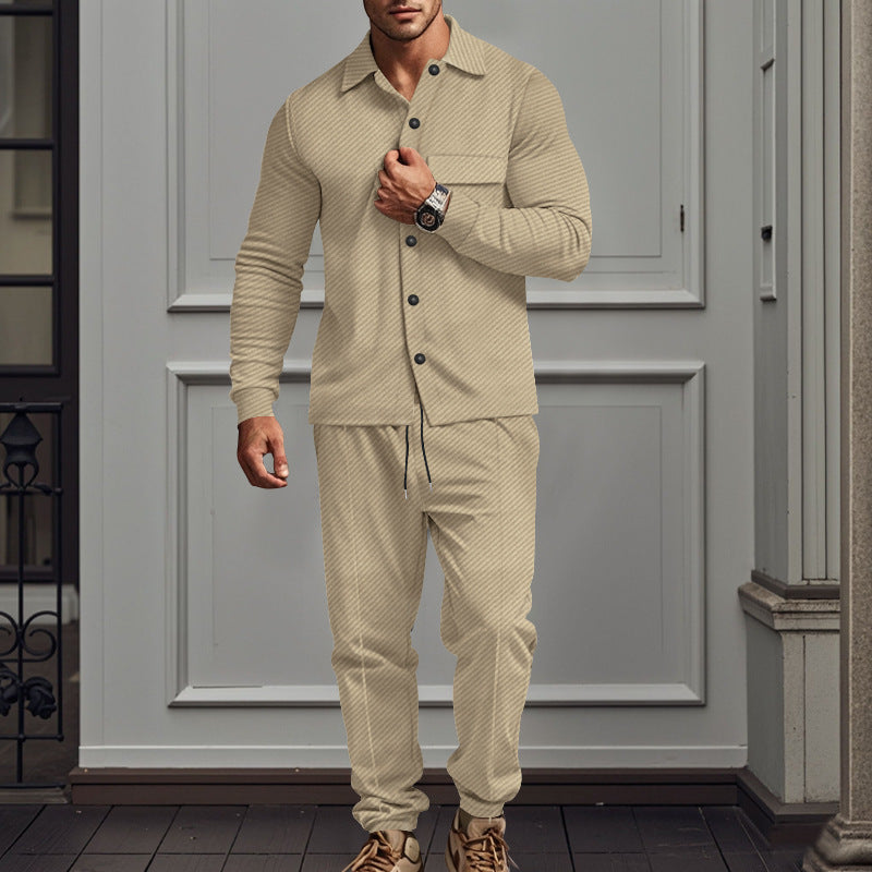 CAVALLO - Jacquard-Lapel-Zweiteiler-Set