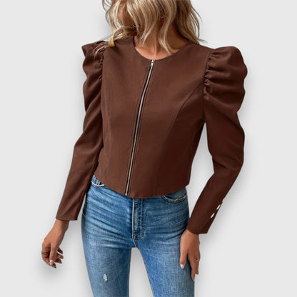 Élise – Veste à épaules structurées