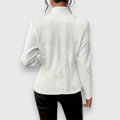 Clara – Veste Texturée Chic