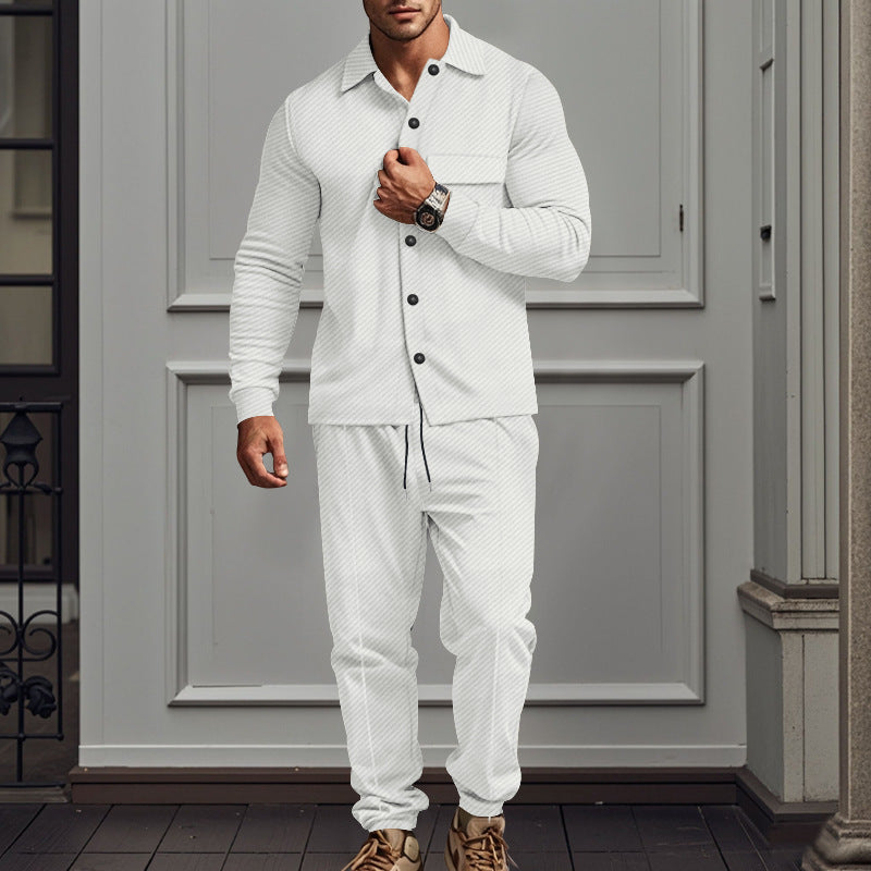 CAVALLO - Jacquard-Lapel-Zweiteiler-Set