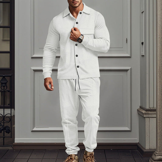 CAVALLO - Jacquard-Lapel-Zweiteiler-Set