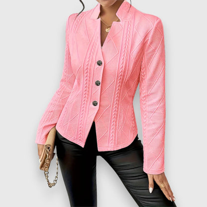 Clara – Veste Texturée Chic