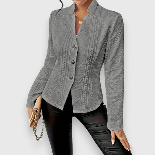Clara – Veste Texturée Chic