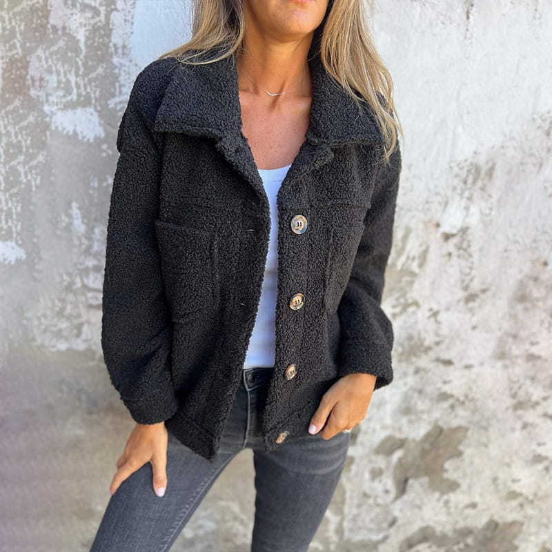Amandine – Veste en Mouton Douillet