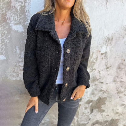 Amandine – Veste en Mouton Douillet
