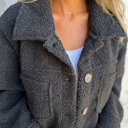 Amandine – Veste en Mouton Douillet