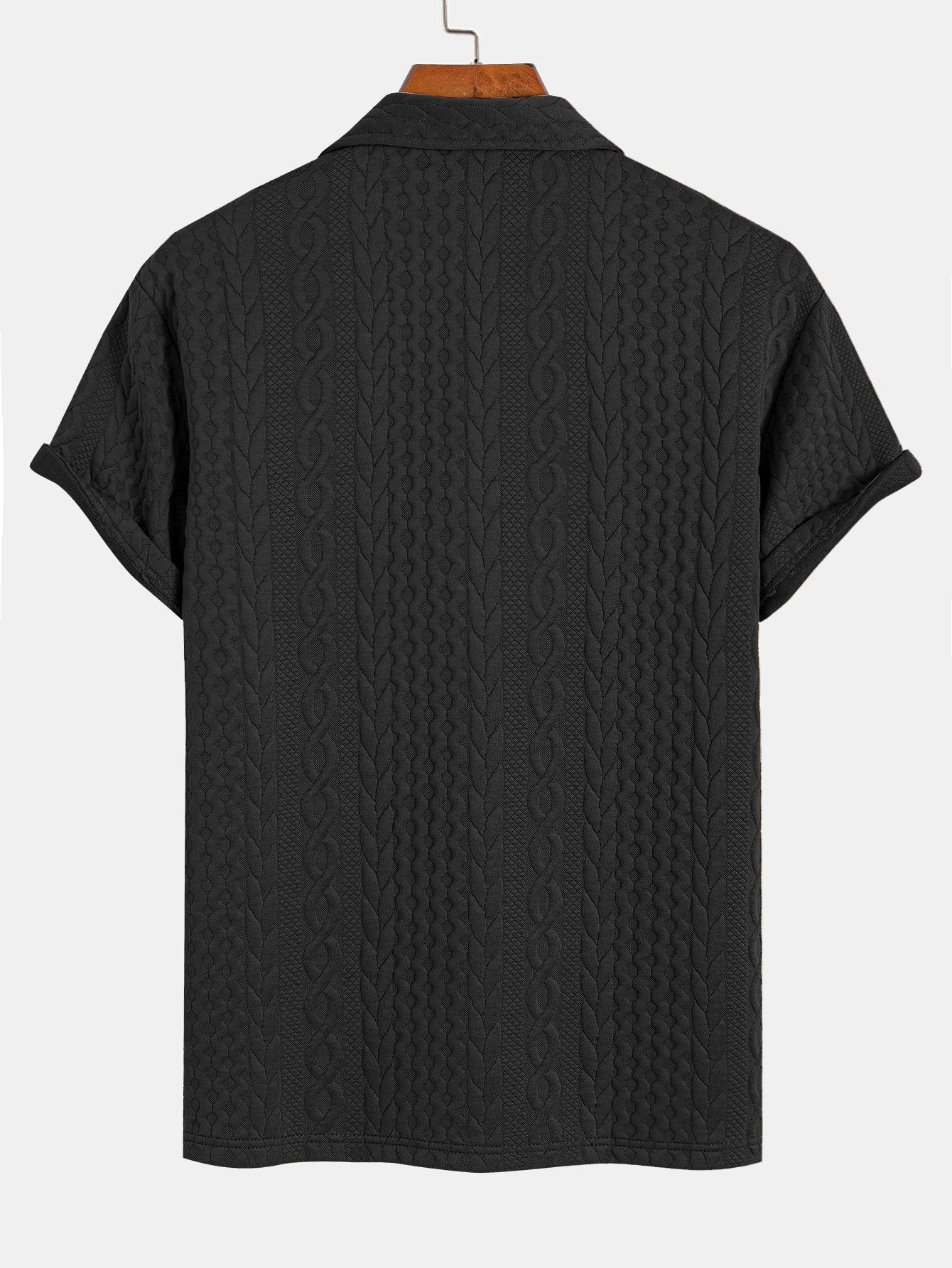 Cavallo Zurich-Jacquard Pattern Polo Shirt
