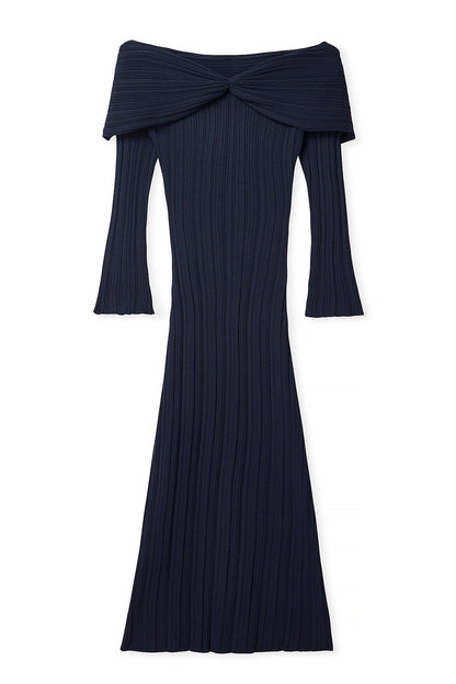 Lorena – Robe Élégance Côtelée