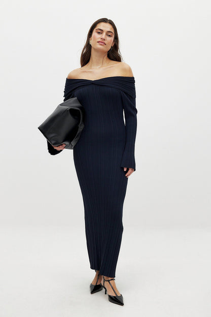 Lorena – Robe Élégance Côtelée