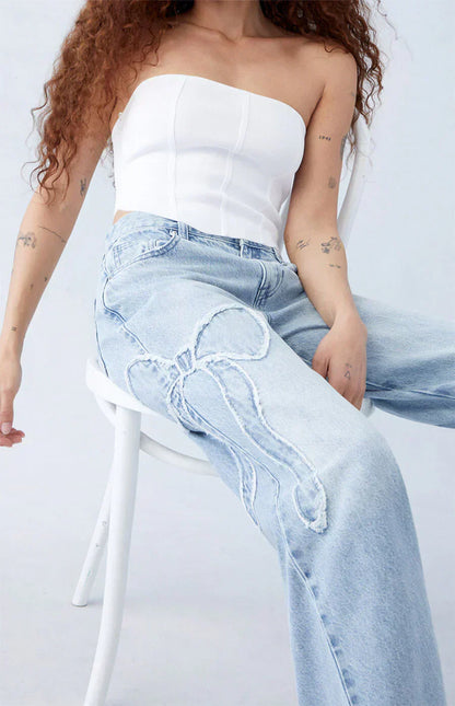 Celeste – Jean Oversize Brodé