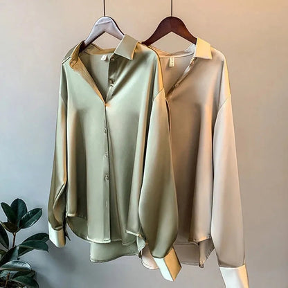 CAVALLO -Satin damen Hemd