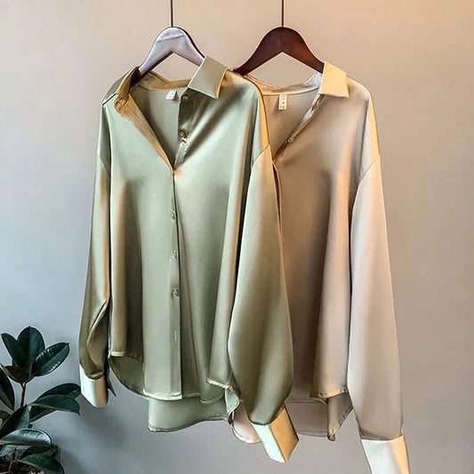 CAVALLO -Satin damen Hemd