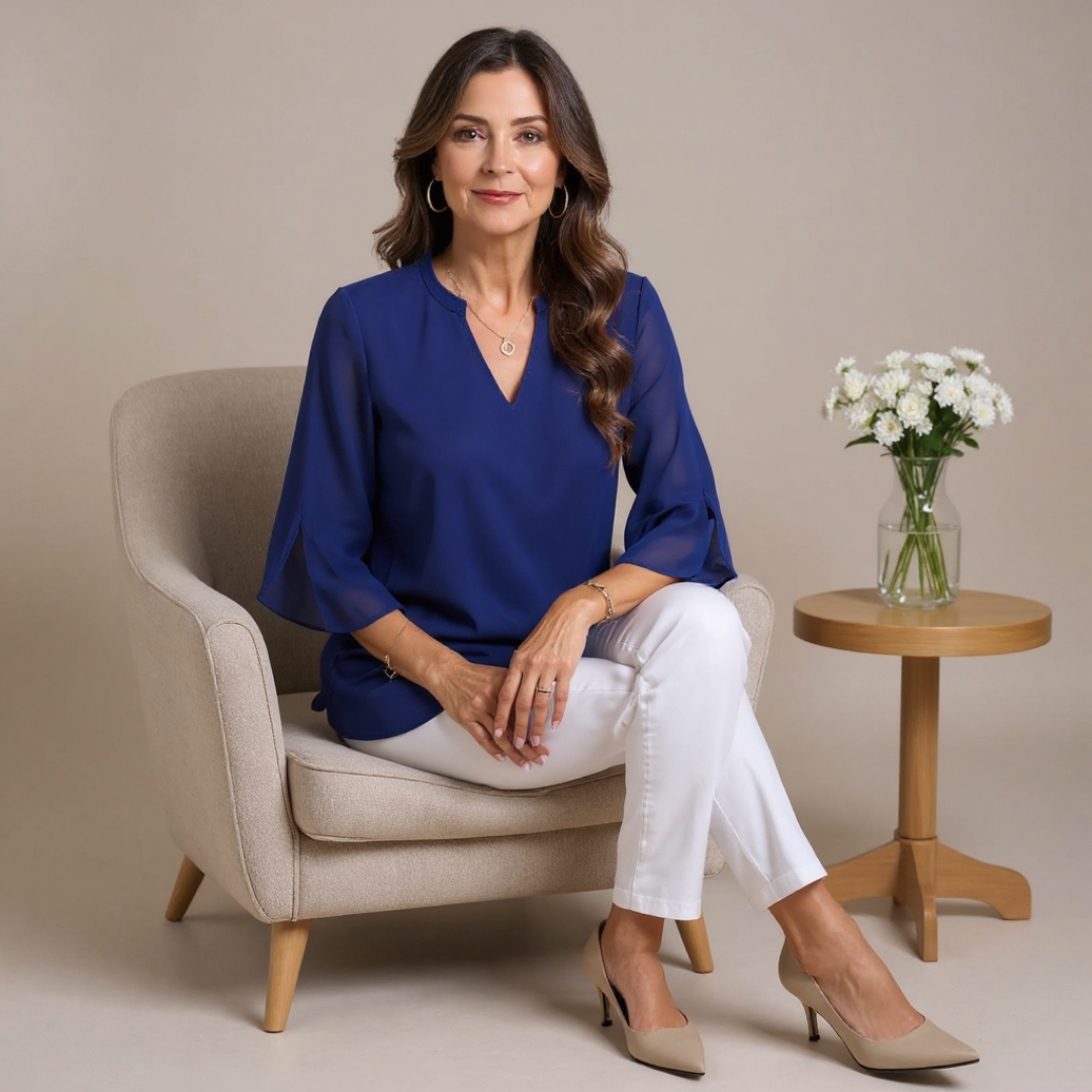 LUNE – Effortless Grace Blouse